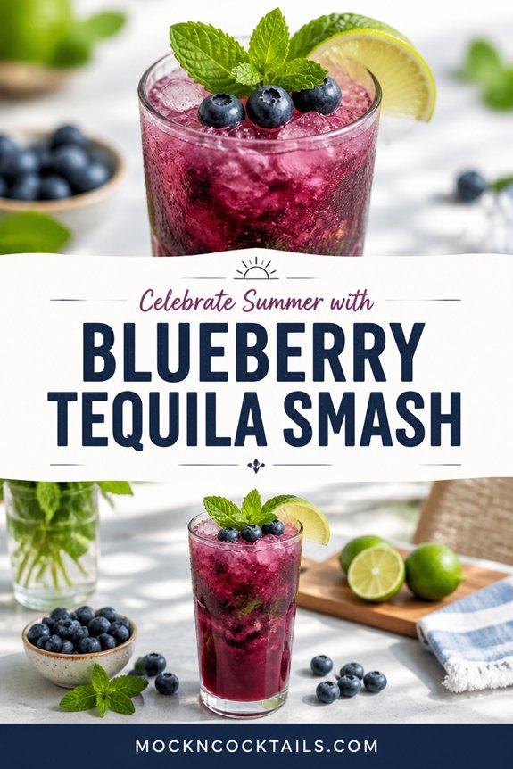 blueberry mint cocktail recipe