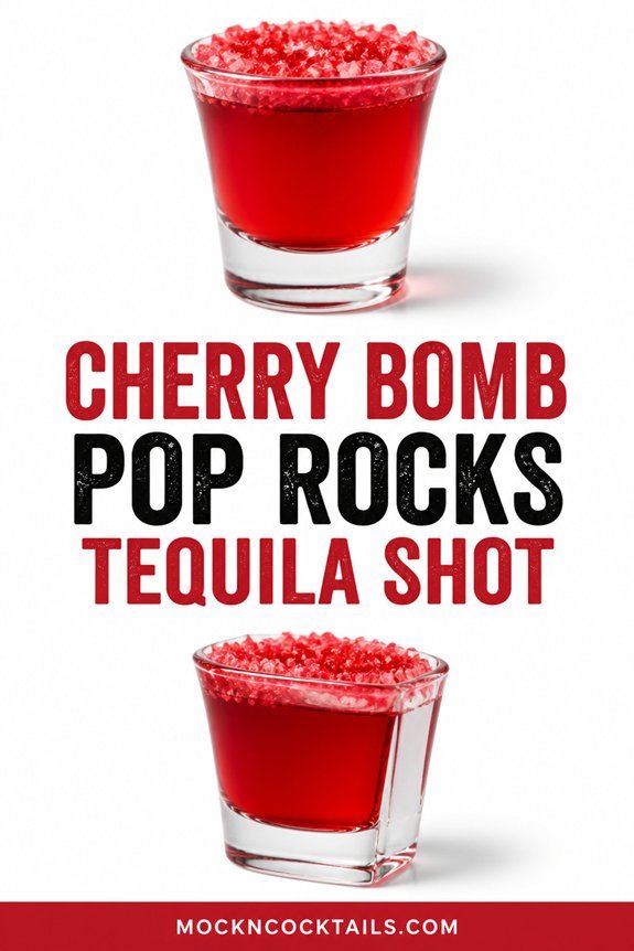 cherry pop rocks shot