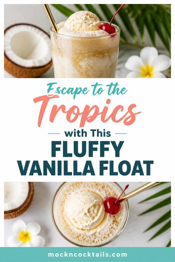 coconut rum cream float