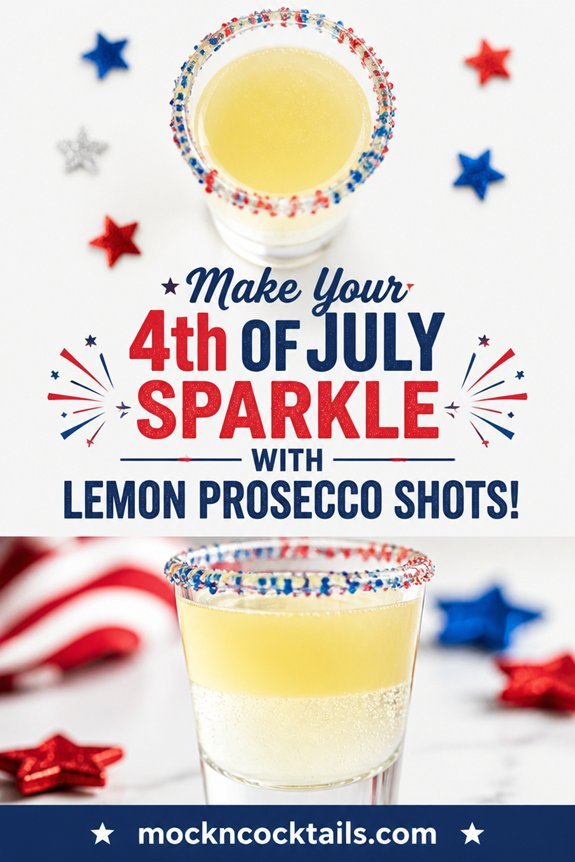 colored layered lemon shots