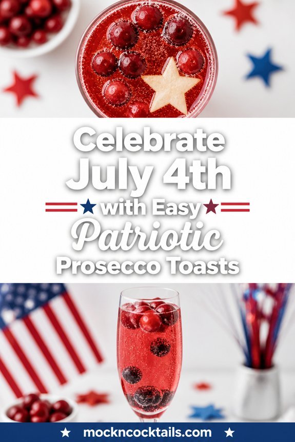cranberry prosecco patriotic toast