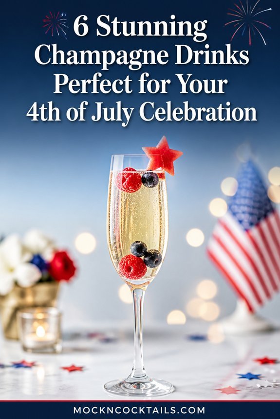 elegant champagne 4th celebration