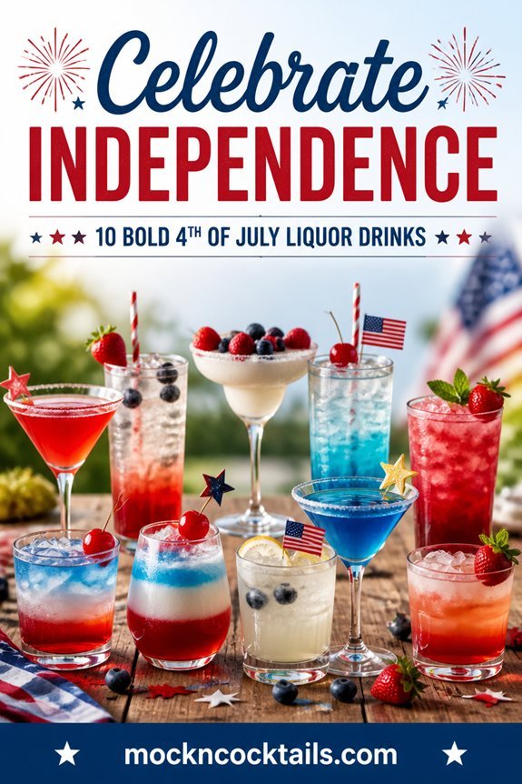 fourth of july cocktails