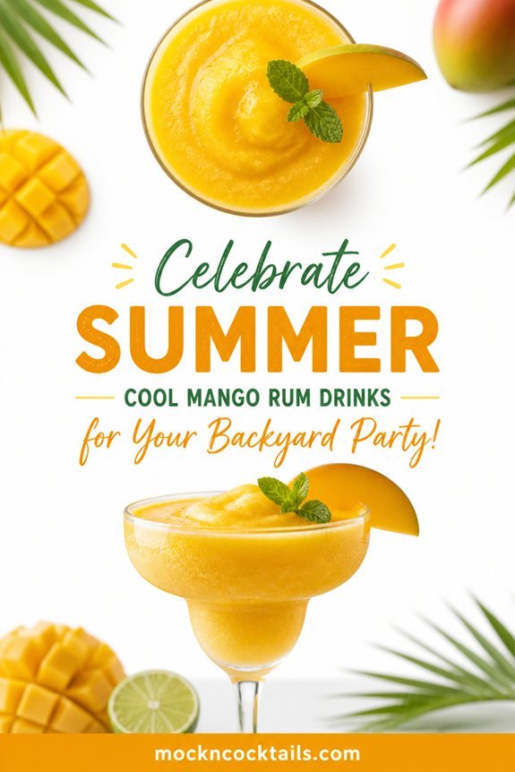 frozen mango rum delight