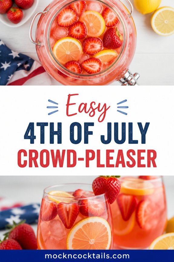 fruity refreshing summer cocktail