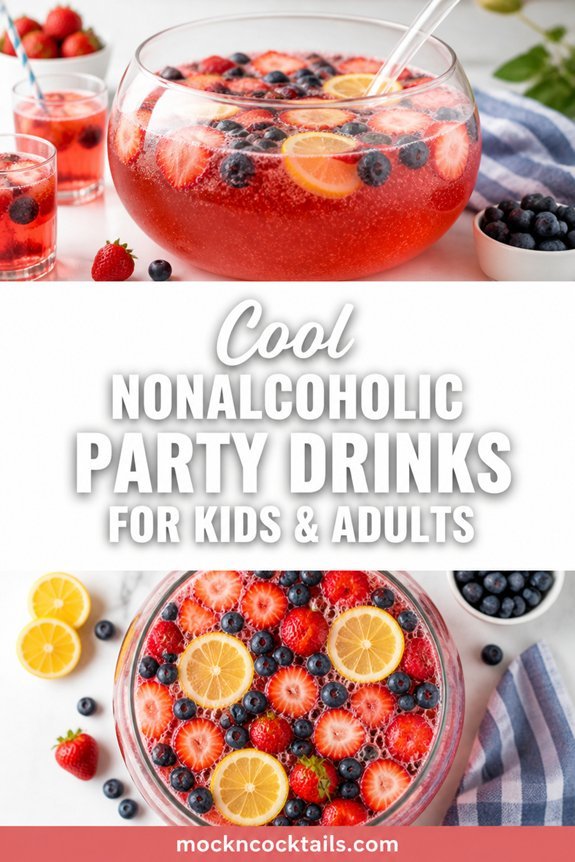 fruity sparkling berry punch