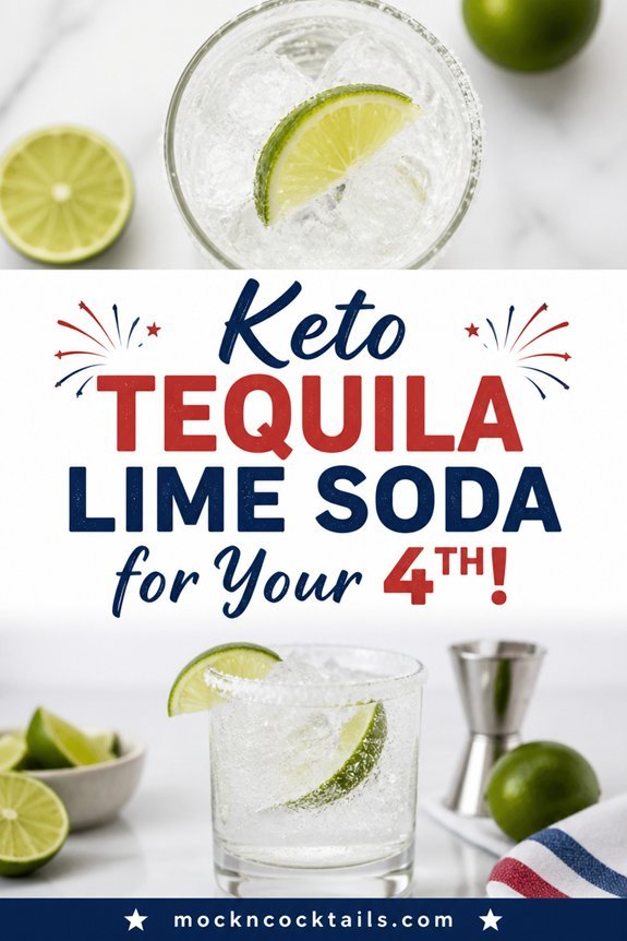 keto lime tequila soda