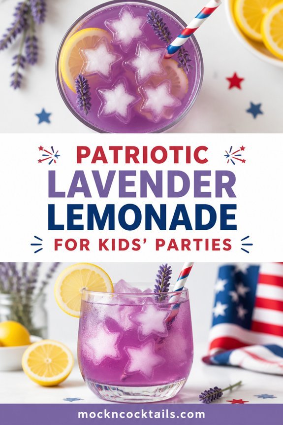 lavender lemonade with stars
