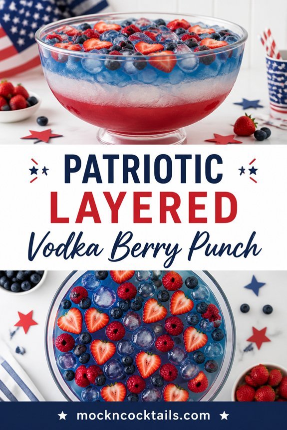 layered patriotic berry punch