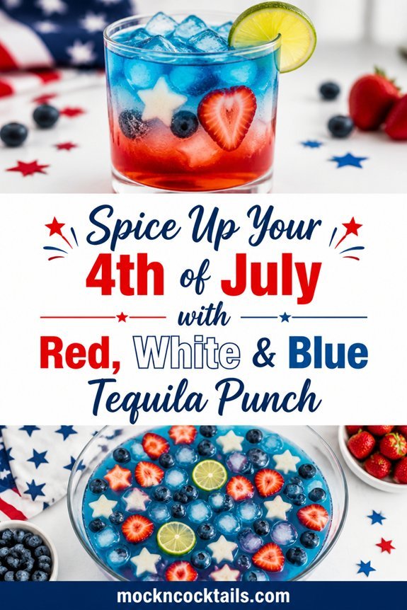 layered patriotic fruit punch