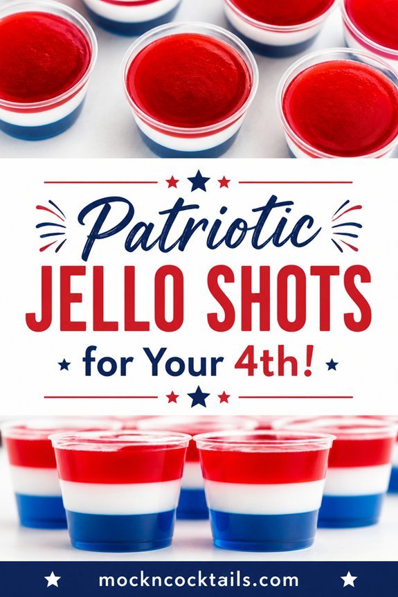 layered patriotic jello shots