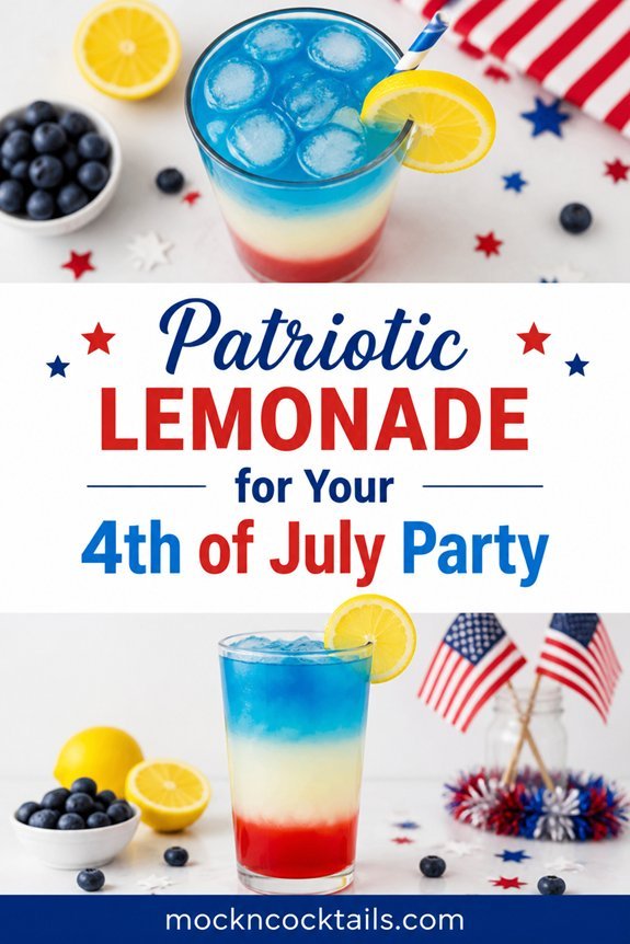 layered patriotic lemonade