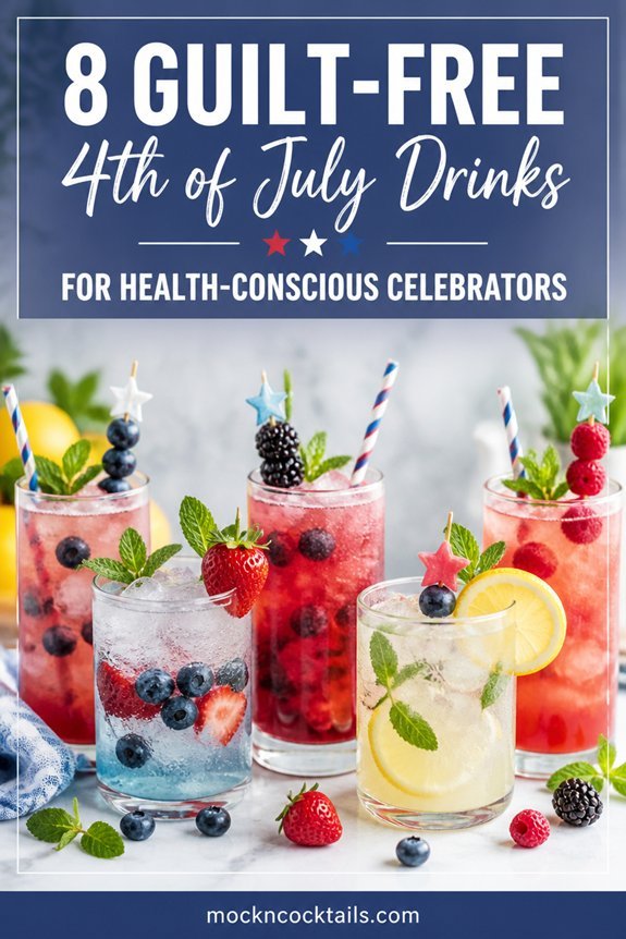 low calorie patriotic cocktails