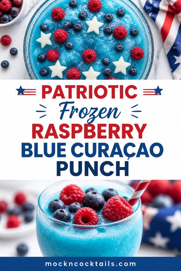 patriotic berry blue punch