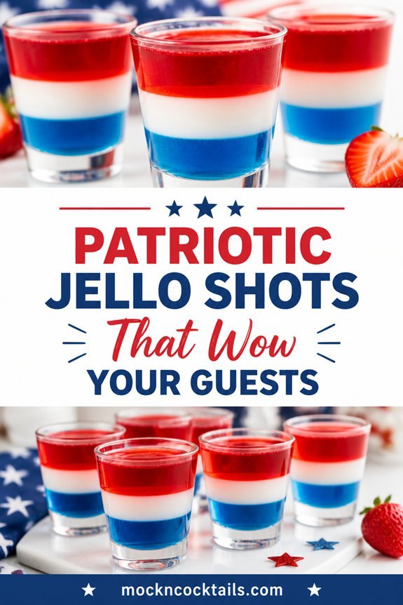 patriotic jello shot layers