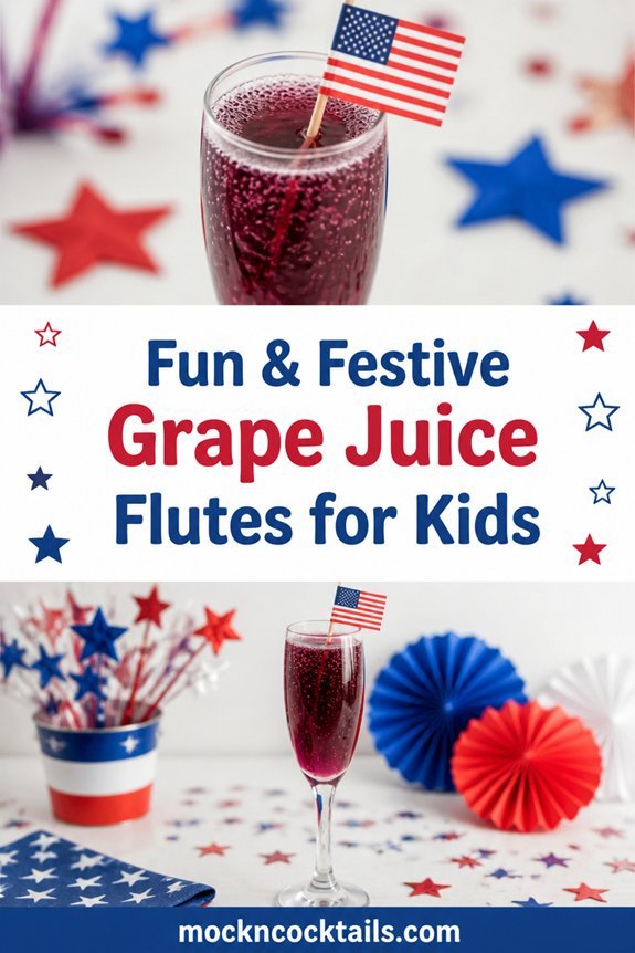 patriotic kids sparkling drink