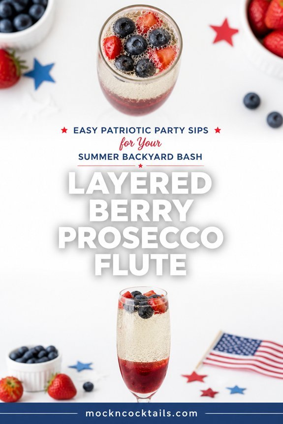 patriotic layered berry cocktail
