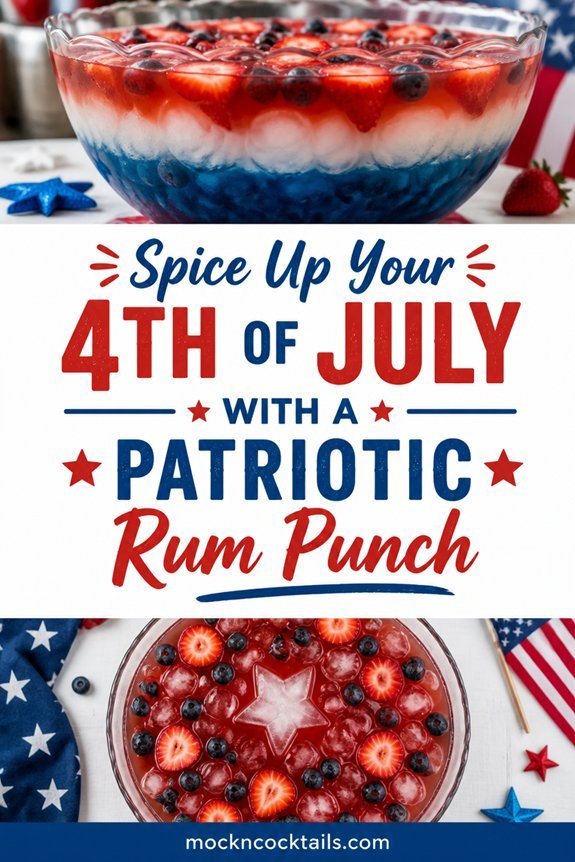 patriotic layered berry punch