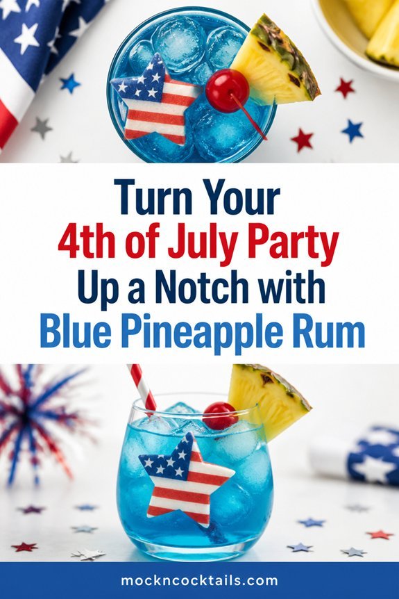 patriotic layered tropical cocktail