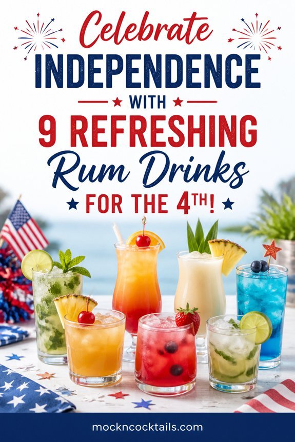 patriotic rum cocktail ideas