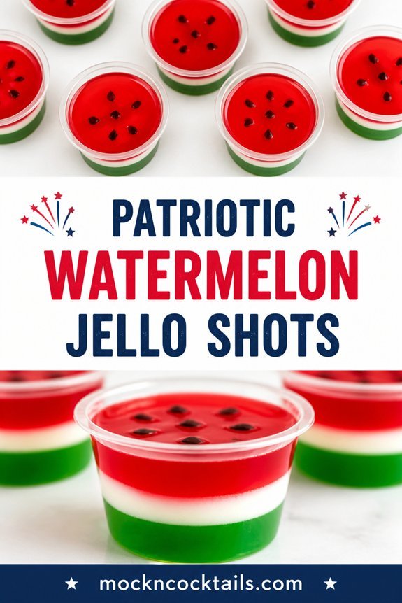 patriotic watermelon jello shots