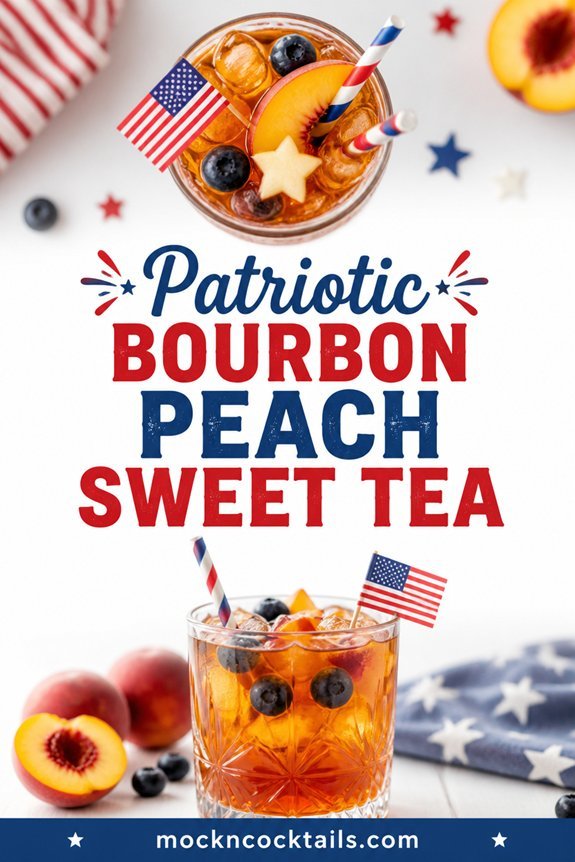 peach bourbon sweet tea