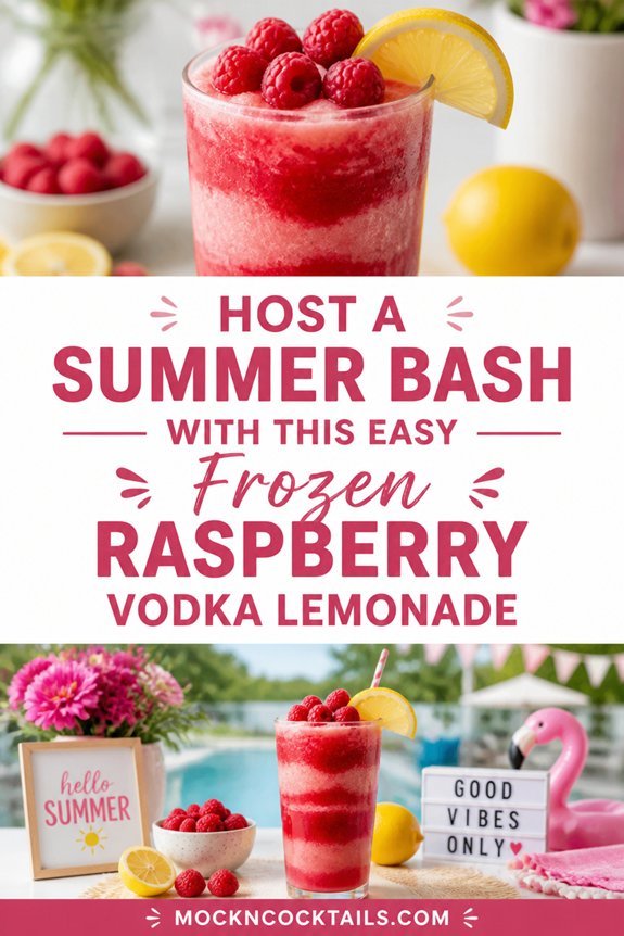 raspberry lemonade vodka blend