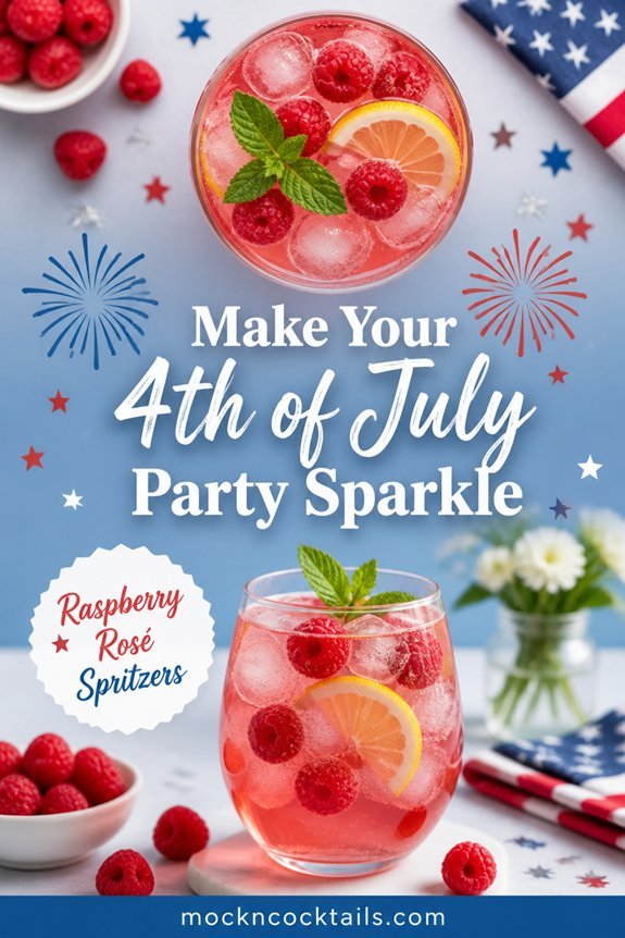 raspberry ros star garnish