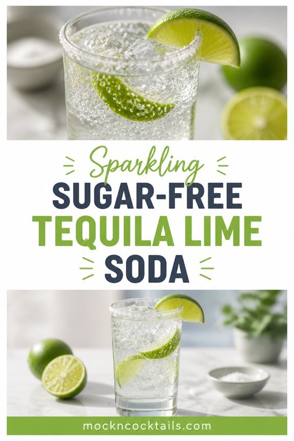 skinny lime tequila soda
