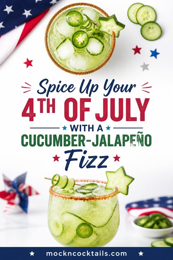 spicy cucumber tequila fizz