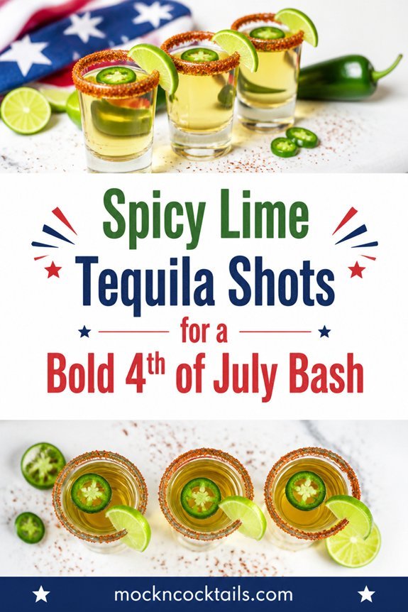 spicy lime tequila shot