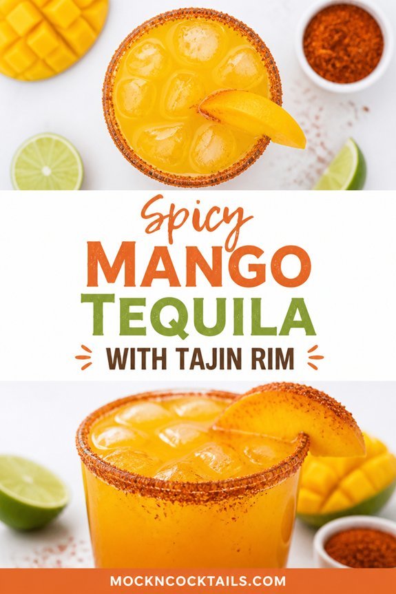 spicy mango tequila cocktail