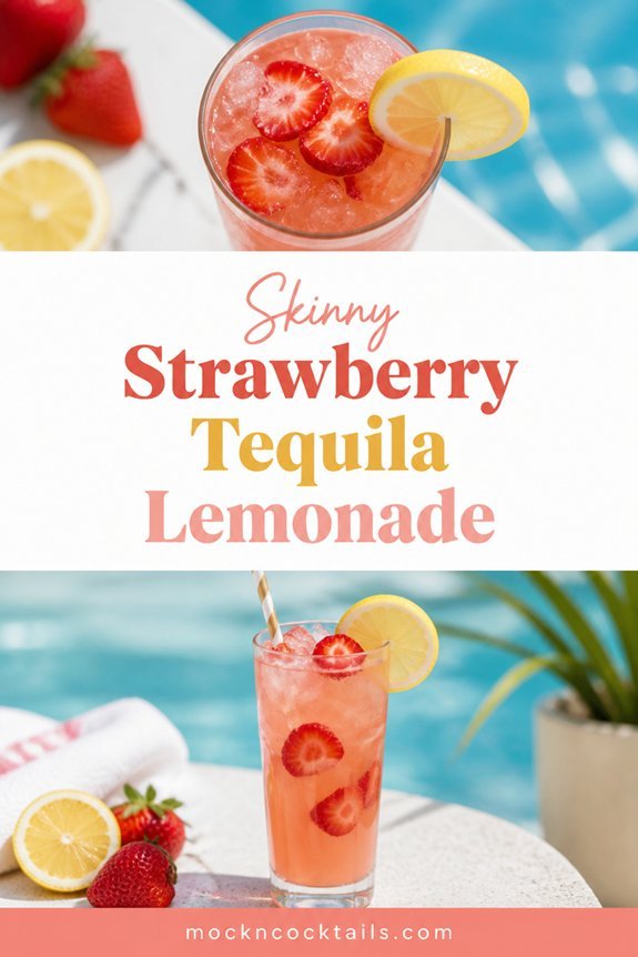 strawberry lemonade tequila cocktail