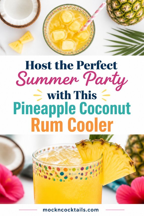 tropical easy refreshing cocktail