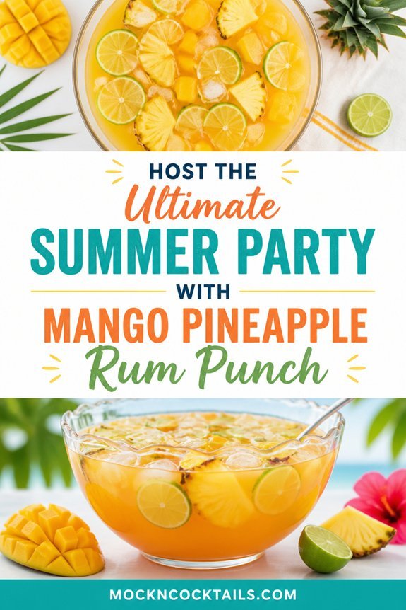tropical fruit rum punch