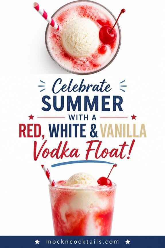 vanilla vodka cream float
