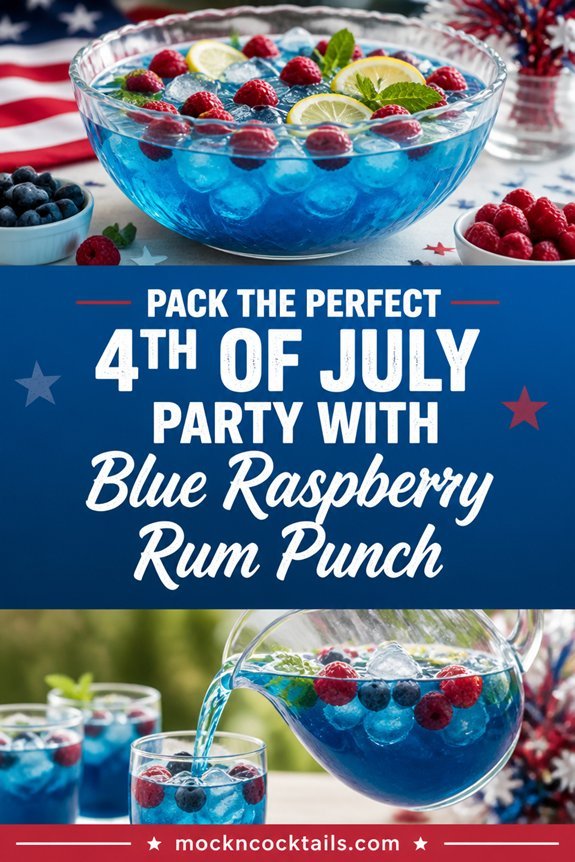 vibrant easy party blue punch