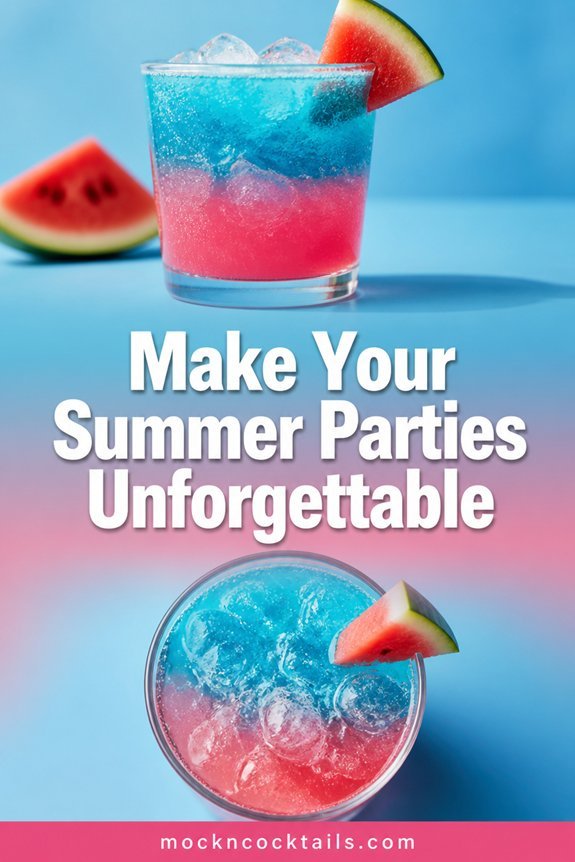 watermelon blue curacao fizz