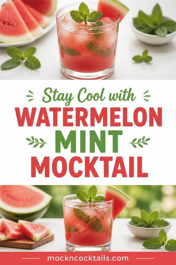 watermelon mint mocktail recipe