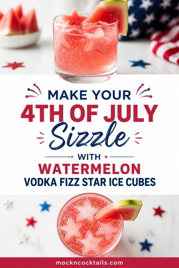 watermelon vodka star cubes